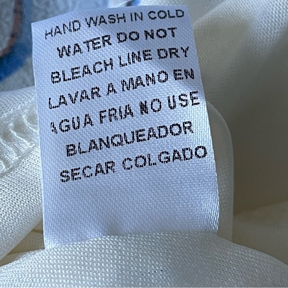 Avara Santorini Shores Ashleigh Blue Ruffled Mini Dress Size Medium 47671 - Picture 15 of 15